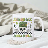 Shamrock and roll sublimation design, png for sublimation, Patrick's day PNG, Holiday PNG, Ireland's Independence day PNG