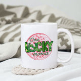 One lucky mama sublimation design, png for sublimation, Patrick's day PNG, Holiday PNG