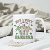 Not Lucky Just Really Blessed sublimation design, png for sublimation, Patrick's day PNG, Holiday PNG