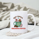 Hot Cocoa and Christmas Movies sublimation design, png for sublimation, Christmas PNG, Christmas vibes PNG