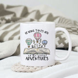 Reading takes you on the greast adventures sublimation