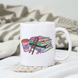  coffee and book sublimation