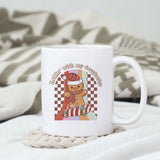 Rollin' with my doughmies sublimation design, png for sublimation, Christmas PNG, Retro GingerBread PNG
