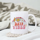100 Days Vibes sublimation design, png for sublimation, Retro School design, 100 days of school PNG