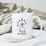 Fa la la la la sublimation design, png for sublimation, Christmas PNG, Christmas Skeleton PNG