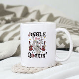 jingle rockin' sublimation design, png for sublimation, Christmas PNG, Christmas Skeleton PNG