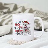 Ho ho holy shit what a year sublimation design, png for sublimation, Christmas PNG, Christmas Skeleton PNG