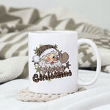 Merry Christmas sublimation design, png for sublimation, Christmas PNG, Leopard Christmas PNG