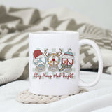 Stay merry and bright sublimation design, png for sublimation, Hippe Christmas PNG, retro vibes PNG
