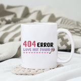 404 error Love not found sublimation design, png for sublimation, Valentine PNG, Retro Valentine Mama PNG