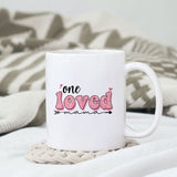 One Loved Mama sublimation design, png for sublimation, Valentine PNG, Retro Valentine Mama PNG