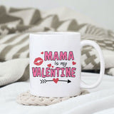 Mama is my valentine sublimation design, png for sublimation, Valentine PNG, Retro Valentine Mama PNG