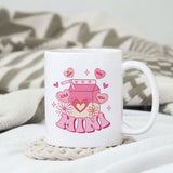 Coffee Mini sublimation design, png for sublimation, Valentine PNG, Retro Valentine Mama PNG