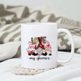 Love my gnomies sublimation design, png for sublimation, Valentine PNG, Valentine quote PNG