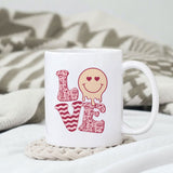 Love sublimation design, png for sublimation, Valentine PNG, Retro valentine PNG