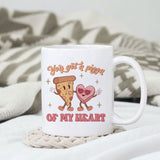 You got a pizza of my heart sublimation design, png for sublimation, Valentine PNG, Retro valentine PNG