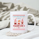 Happy Valentine's day SVG design, svg for sublimation, Valentine SVG, Retro Valentine ugly sweater SVG