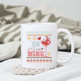 Be Mine Wine SVG design, svg for sublimation, Valentine SVG, Retro Valentine ugly sweater SVG