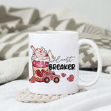 Heartbreaker sublimation design, png for sublimation, Valentine PNG, Valentine coffee PNG