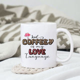 Iced coffee is my love language sublimation design, png for sublimation, Valentine PNG, Valentine coffee PNG