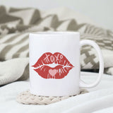 Valentine lips XOXO SVG design