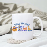 Stay spooky sublimation design, png for sublimation, Halloween characters, Witch cat, Spooky design