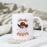 Howdy Santa sublimation design, png for sublimation, Christmas PNG, Western christmas PNG