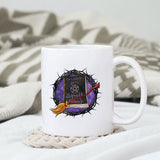 This Witch Runs on Coffee and Magic sublimation design, png for sublimation, Witch PNG, Halloween characters PNG