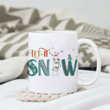 Let it snow sublimation