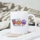 Witches Gather Here sublimation design, png for sublimation, Witch PNG, Halloween characters PNG