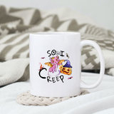 So I creep sublimation design, png for sublimation, Retro Halloween design, Halloween styles