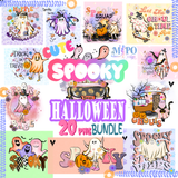 Cute Spooky Halloween png bundle,Spooky png bundle, png for sublimation, Halloween png Bundle