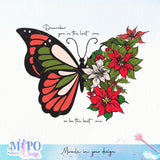 December, you're the last one so be the best one Sublimation design, png for sublimation, Hobby png, Butterfly png