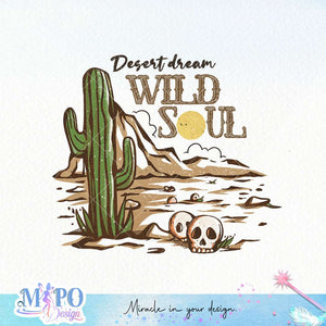 Desert dream Wild soul sublimation design, png for sublimation