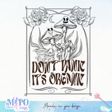 Don't Panic It's Organic sublimation design, png for sublimation, Retro png, Positive quote PNG