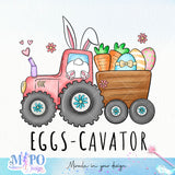 Eggs cavator sublimation design, png for sublimation, Holidays design, Easter Day sublimation