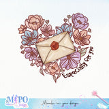 Especially for you Sublimation design, png for sublimation, Envelope PNG, Hobbies PNG