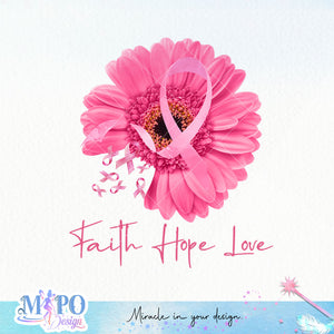 Faith Hope Love sublimation