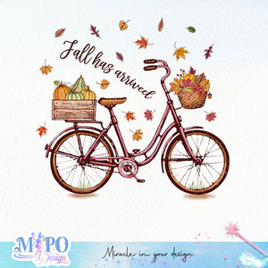 Fall has arrived Sublimation design, png for sublimation, Autumn PNG, Positive vibe PNG, Autumn vibe PNG