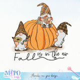 Fall is in the air sublimation design, png for sublimation, Autumn PNG, Positive vibe PNG, Autumn vibe PNG