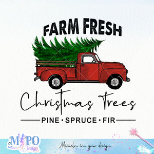 Farm Fresh christmas trees pine spruce fir sublimation design, png for sublimation, Christmas PNG, Christmas vibes PNG