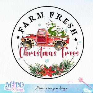 Farm fresh christmas trees sublimation design, png for sublimation, Christmas PNG, Christmas vibes PNG