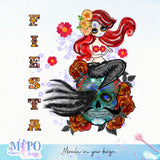 Fiesta sublimation design, png for sublimation, Day of the dead vibes png, halloween events png
