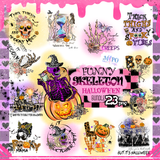 Funny Skeleton Halloween png bundle,Spooky png bundle, png for sublimation, Halloween png Bundle