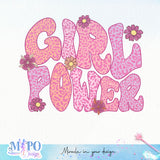 Girl Power sublimation design, png for sublimation, Positive vibes png, Girl power png