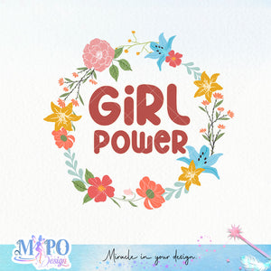 Girl power sublimation