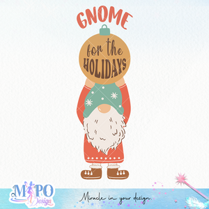 Gnome for the holidays sublimation