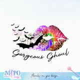Gorgeous ghoul sublimation design, png for sublimation, Halloween characters sublimation, Halloween Lips design