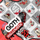 Goth Halloween png bundle,Spooky png bundle, png for sublimation, Halloween png Bundle