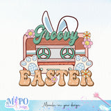Groovy easter sublimation